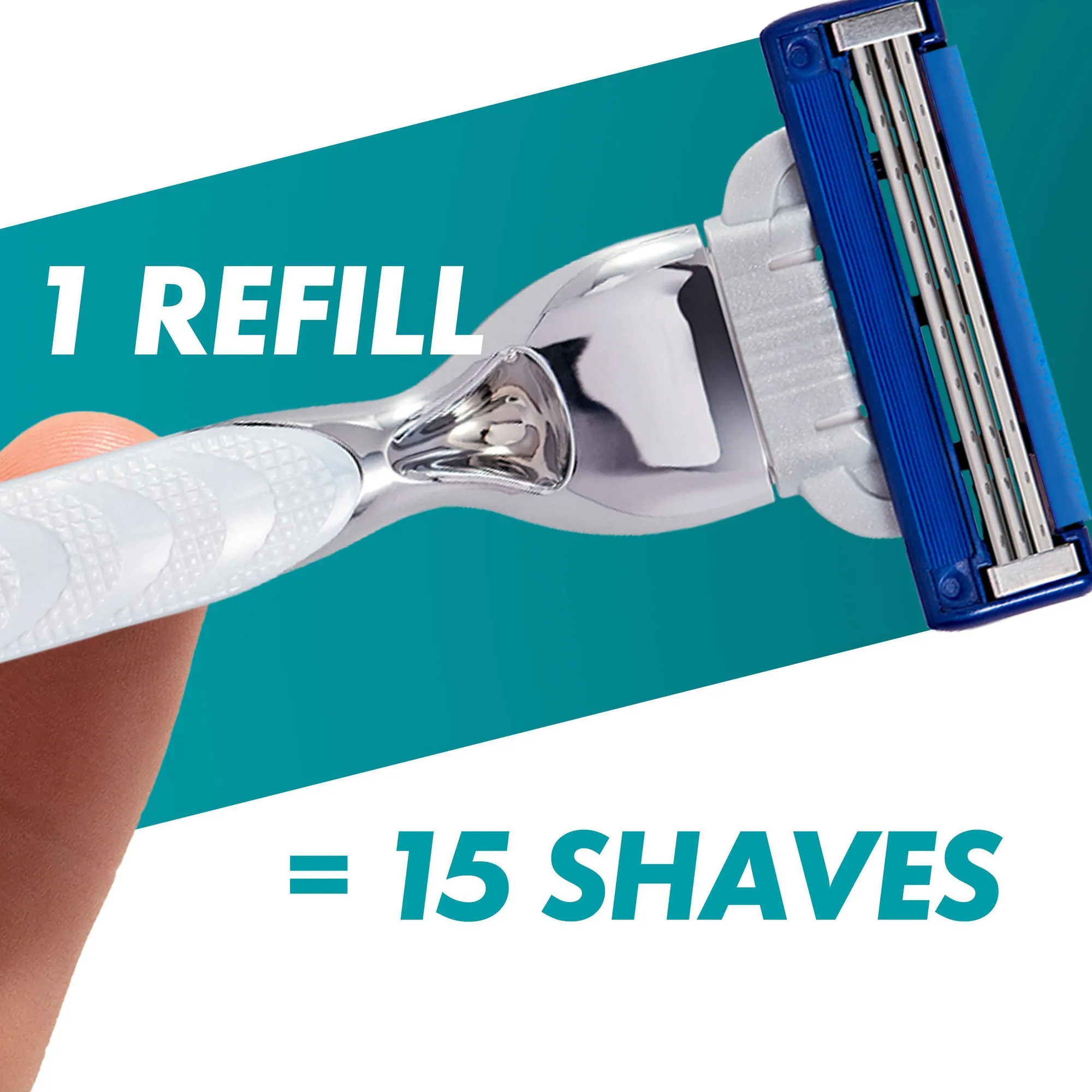 Gillette Mach3 Turbo - razor, 2 blades