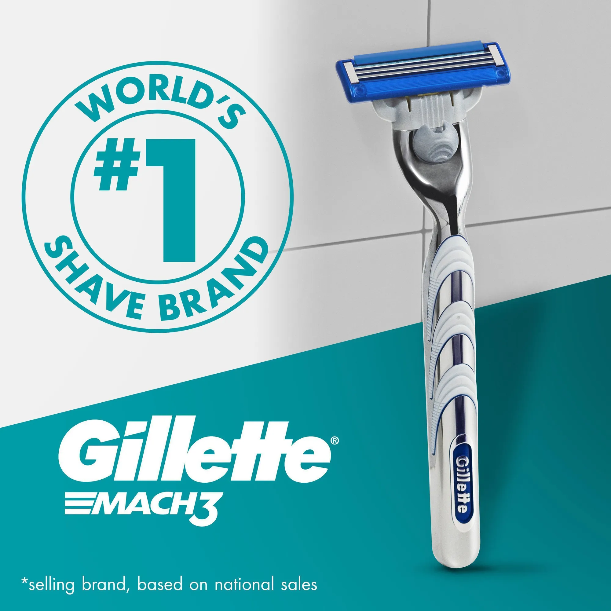 Gillette Mach3 Turbo - rakhyvel, 2 rakblad