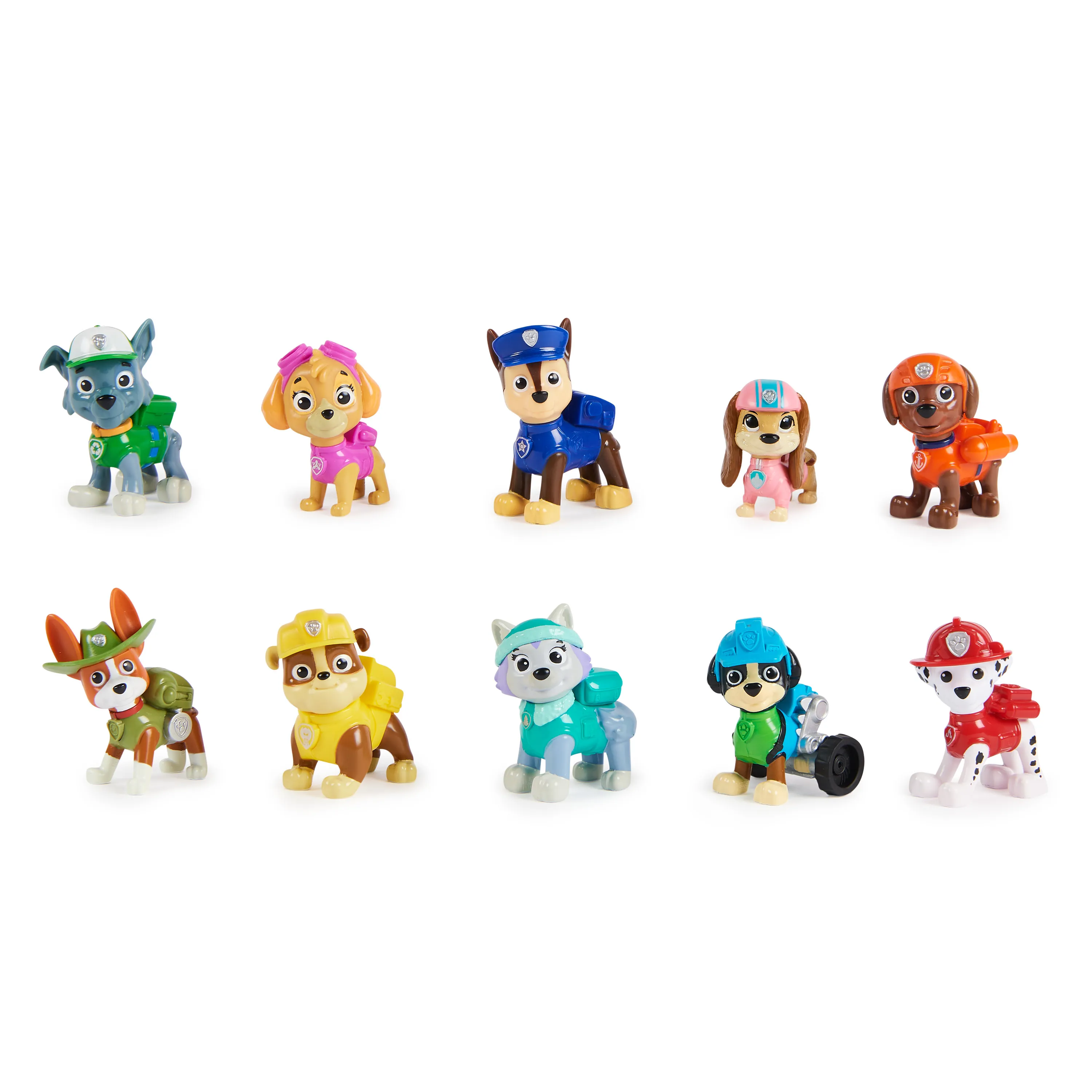 Spin Master PAW Patrol - Action Pack Pups Gift Set, Toy Figure (10 Dog Figures)