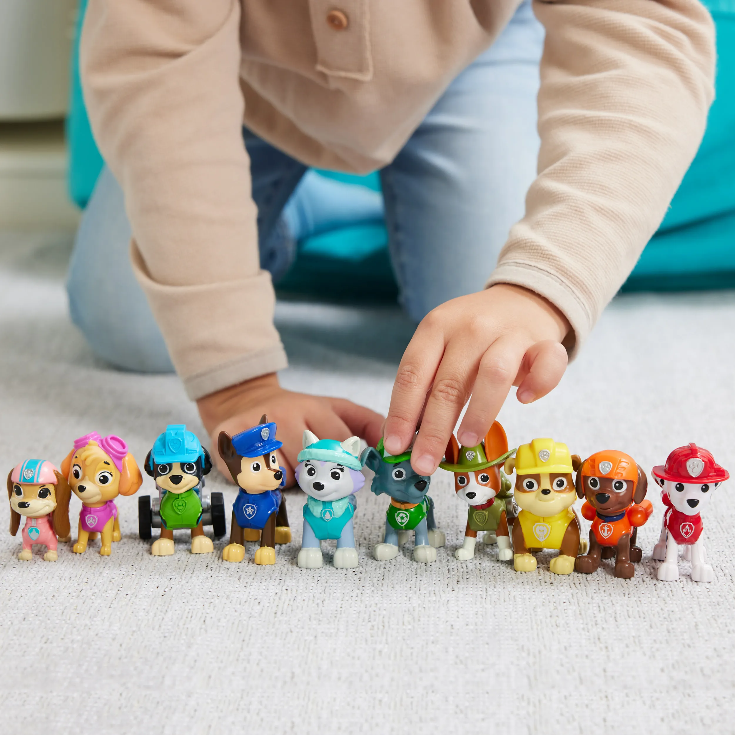 Spin Master PAW Patrol - Action Pack Pups Gift Set, Toy Figure (10 Dog Figures)