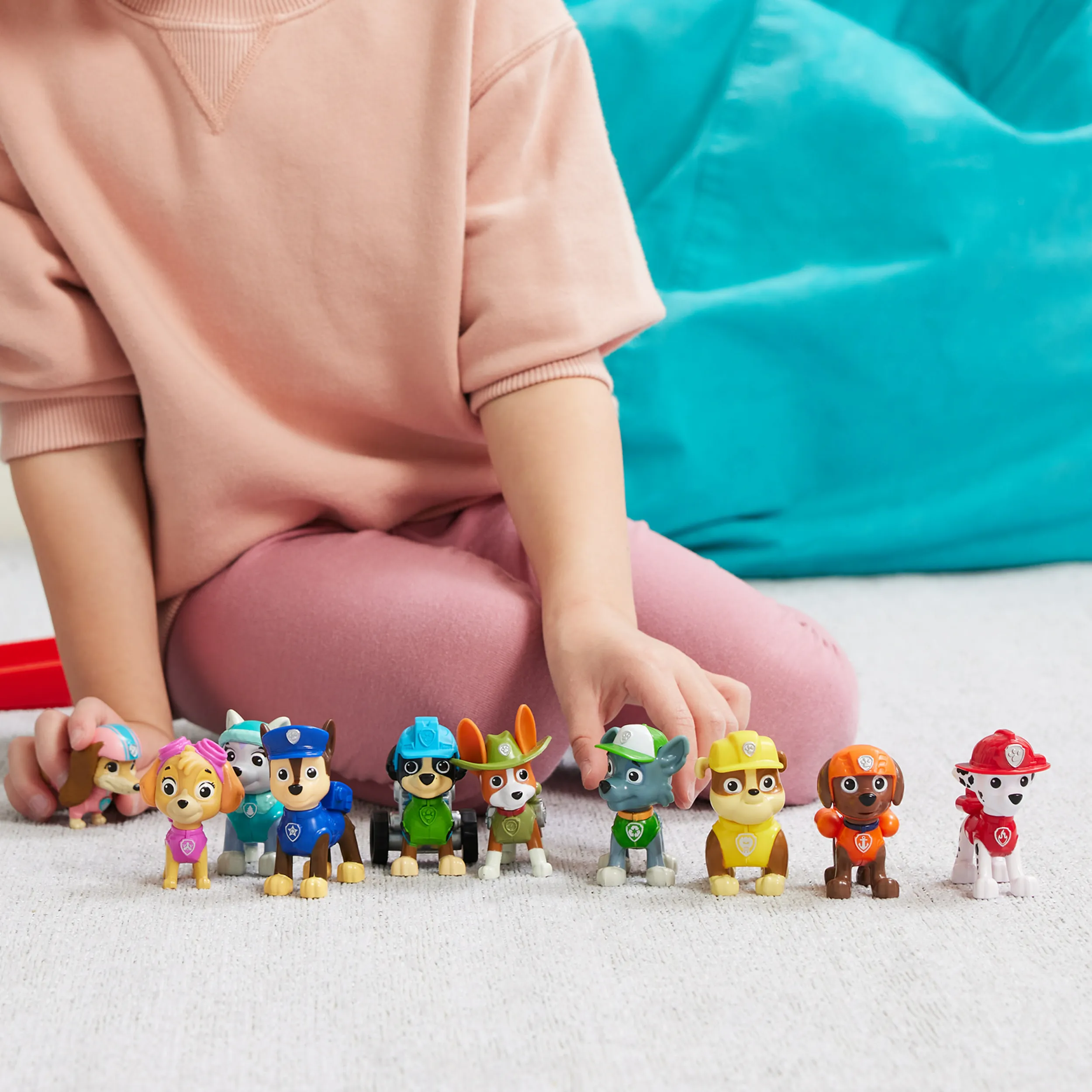 Spin Master PAW Patrol - Action Pack Pups Gift Set, Toy Figure (10 Dog Figures)