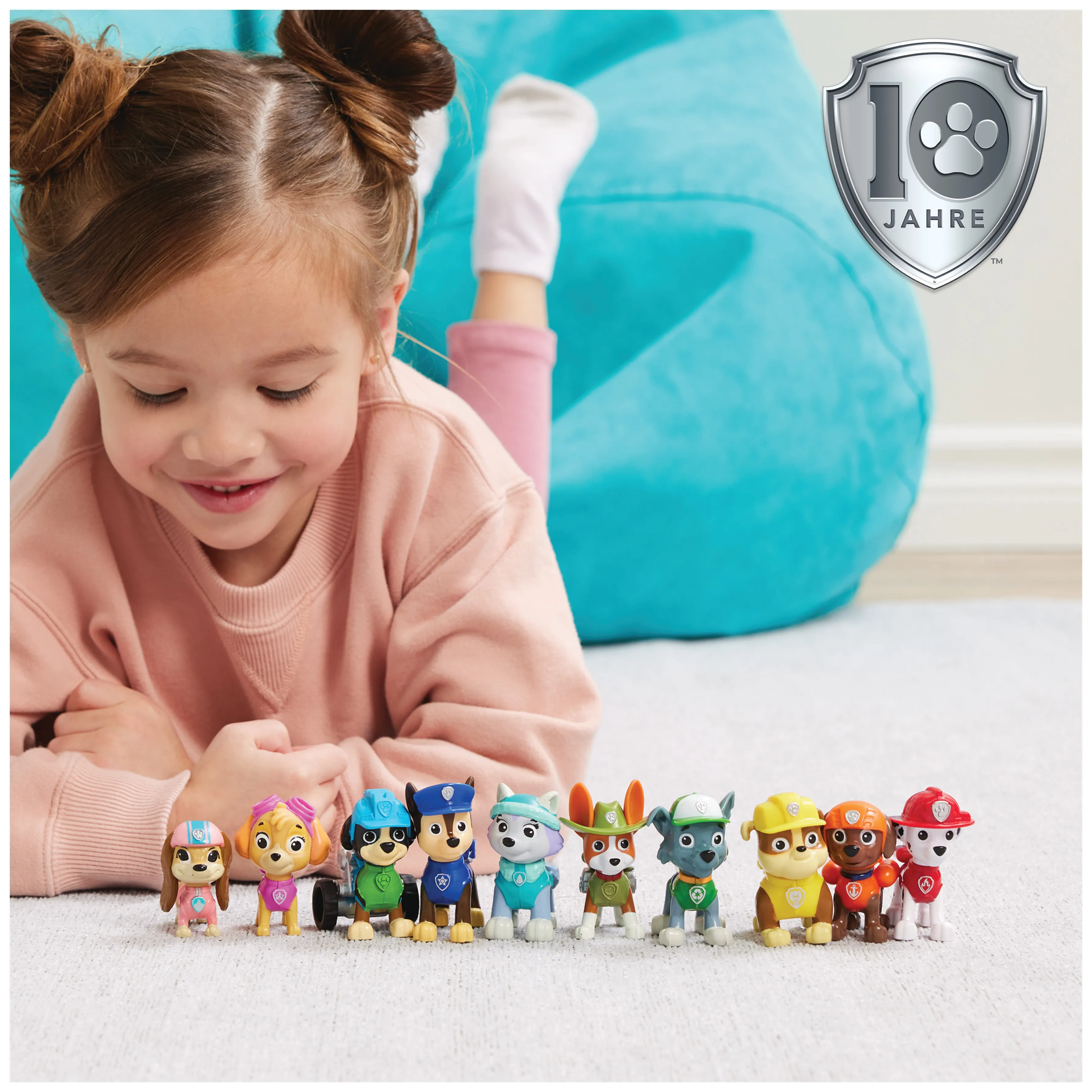 Spin Master PAW Patrol - Action Pack Pups Gift Set, Toy Figure (10 Dog Figures)