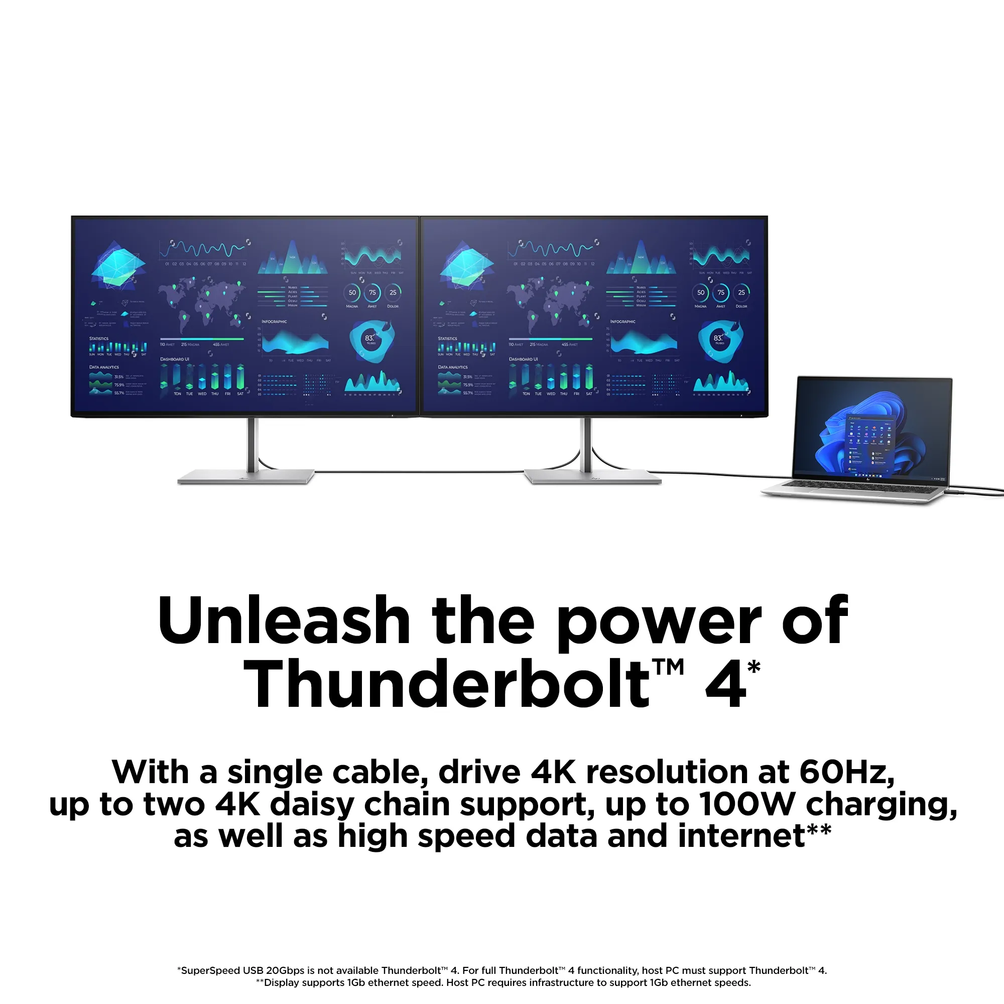HP 27&quot; E-Series E27m G4, QHD, USB-C, IPS - monitor