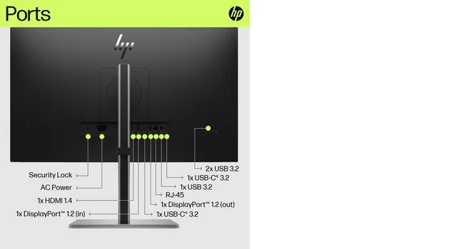 HP 27&quot; E27u G5 QHD, USB-C, IPS -n&auml;ytt&ouml;