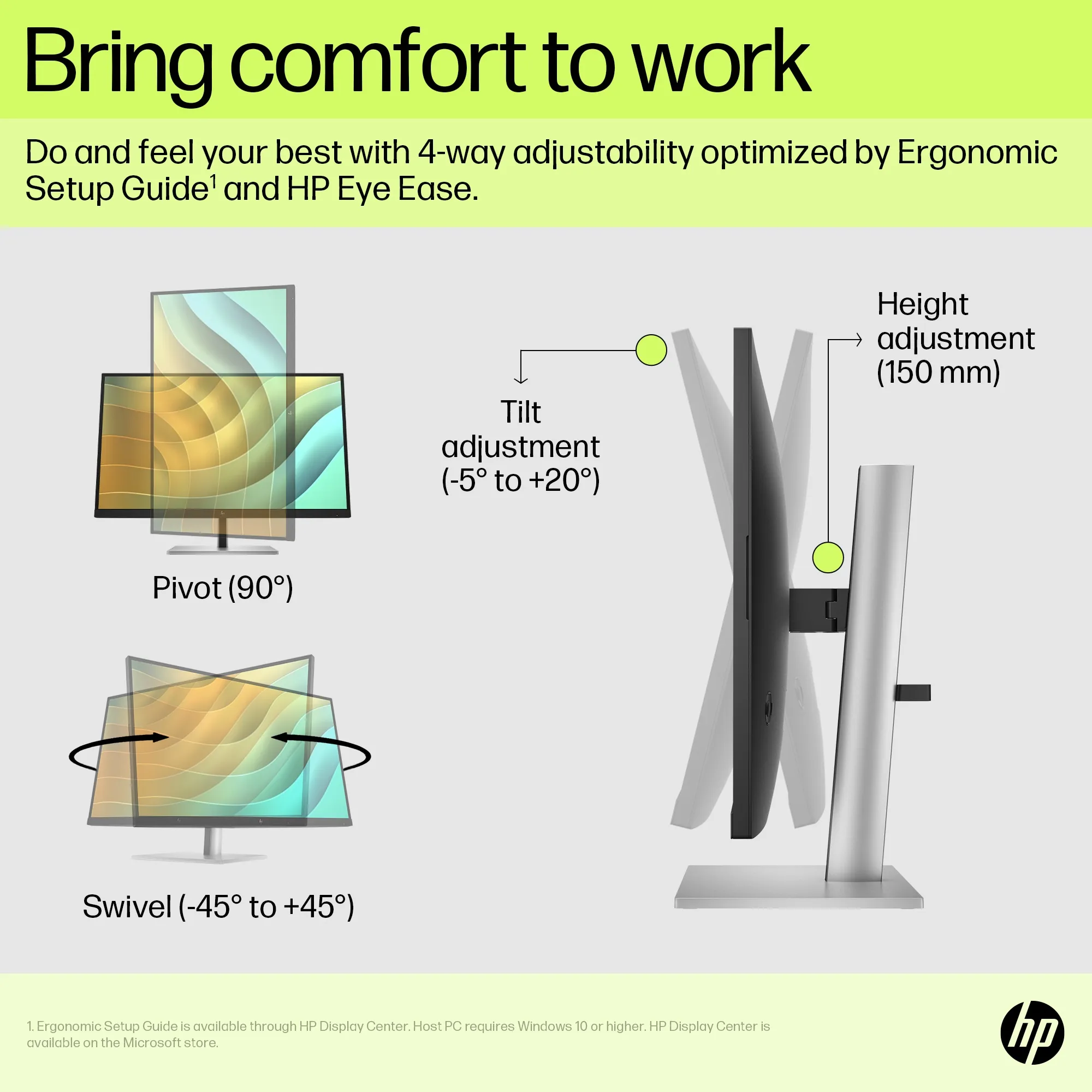 HP 27&quot; E27u G5 QHD, USB-C, IPS -n&auml;ytt&ouml;