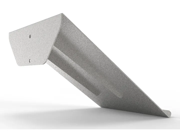 Multibrackets M A4 Broschure Shelf Floorstand - Asennuskomponentti (hylly) - hopea - lattiajalustaan asennettava