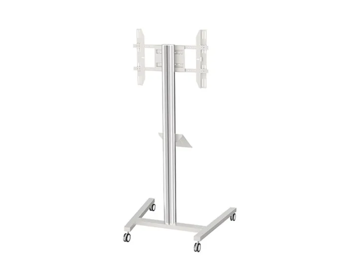 Multibrackets M A4 Broschure Shelf Floorstand - Asennuskomponentti (hylly) - hopea - lattiajalustaan asennettava