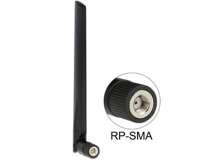 DeLOCK WLAN antenni RP-SMA ur, 3-5 dBi, 2,4/5GHz, ymp&auml;ris&auml;teilev&auml;,