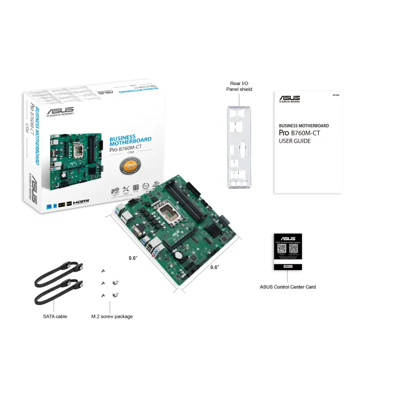 Asus PRO B760M-CT-CSM DDR5 LGA1700 mATX moderkort