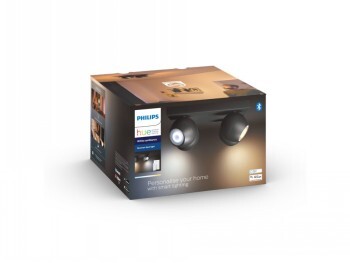 Philips HUE BUCKRAM PLATE/SPIRAL BLACK 4X5W 230V