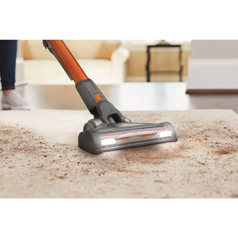 BLACK+DECKER PowerSeries Extreme BHFEV182C-QW 0.65 L 18V 2 Ah pussiton 2-in-1 -varsi-imuri, oranssi, titaani