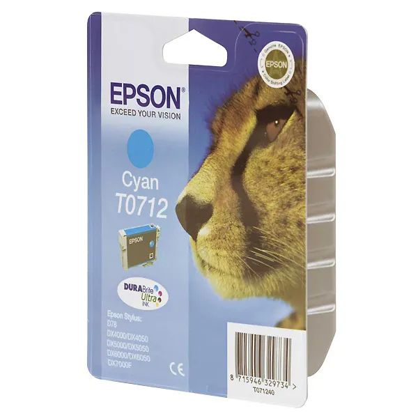 EPSON T0712 CYAN INK  CART. BL