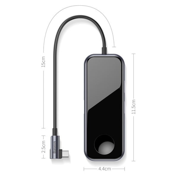 Baseus Mirror series USB-C adapter with built in charger for Apple Watch