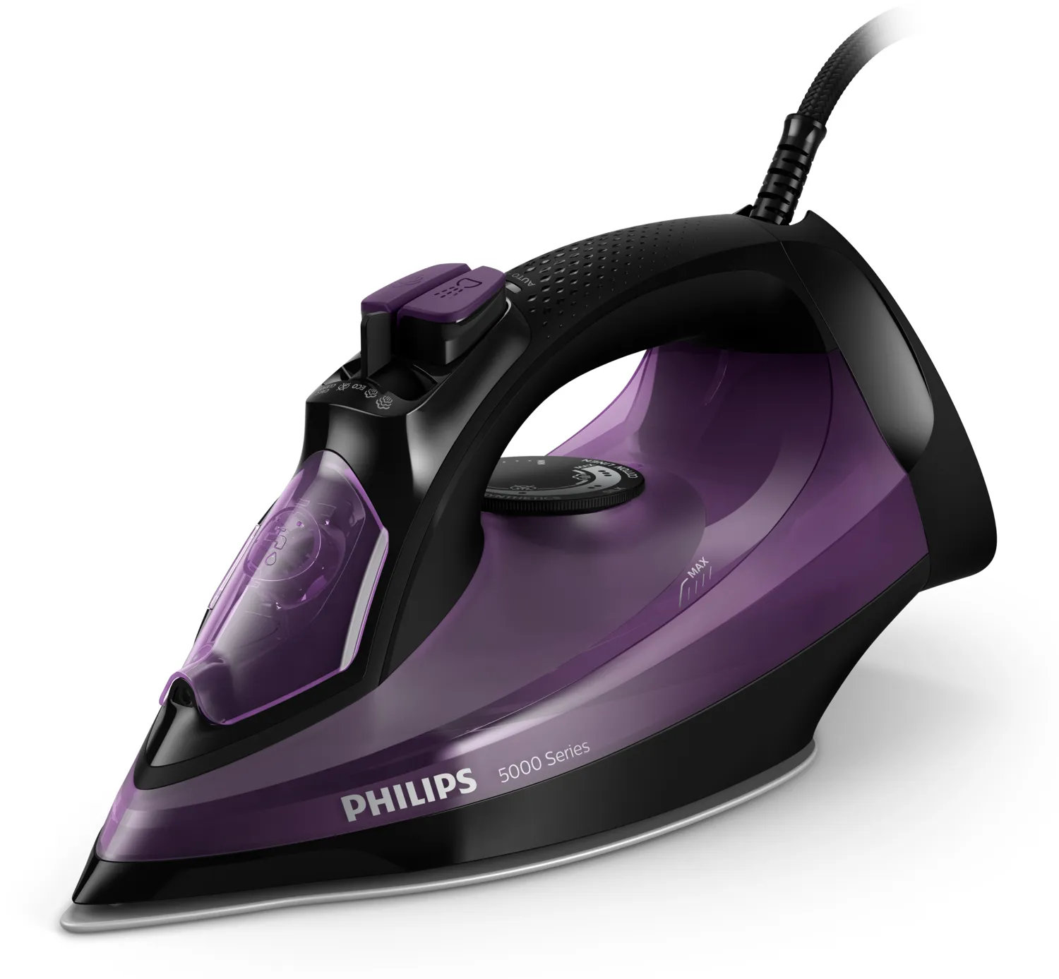 Philips 5000 Series DST5030/80 Steam Iron, 2400W, 0.32L, Violet