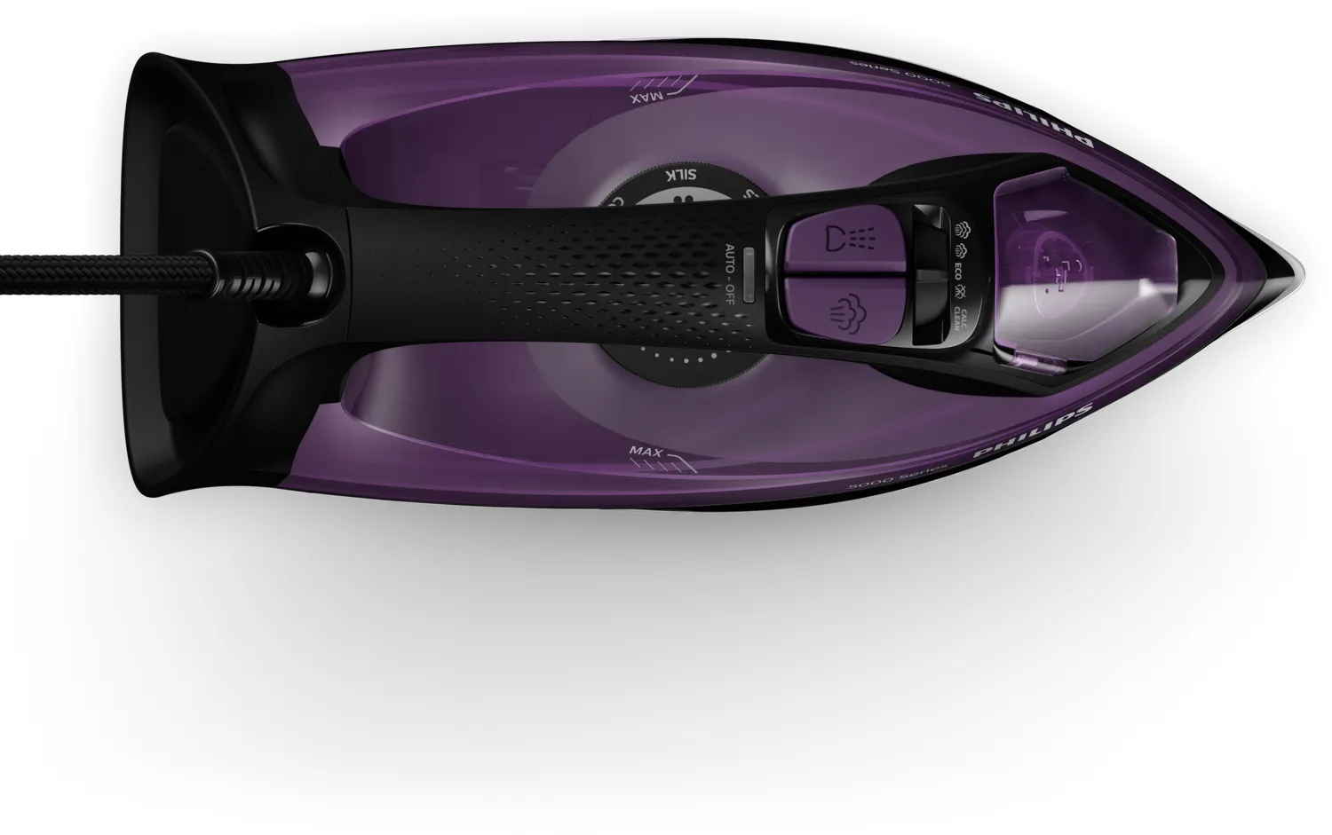 Philips 5000 Series DST5030/80 Steam Iron, 2400W, 0.32L, Violet
