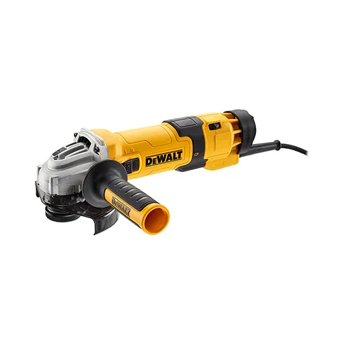 DEWALT DWE4257-QS 125 millimetri&auml; 1500 wattia elektroninen kulmahiomakone musta ja keltainen