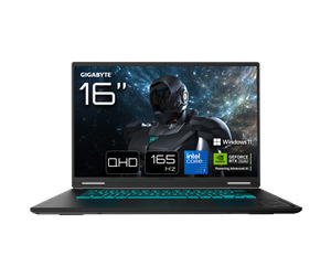 GIGABYTE GAMING A16 PRO 16.0" Core 7 240H, 32 GB, 4 TB, RTX 5080, Win 11 Pro - spelb&auml;rbar dator, titansvart