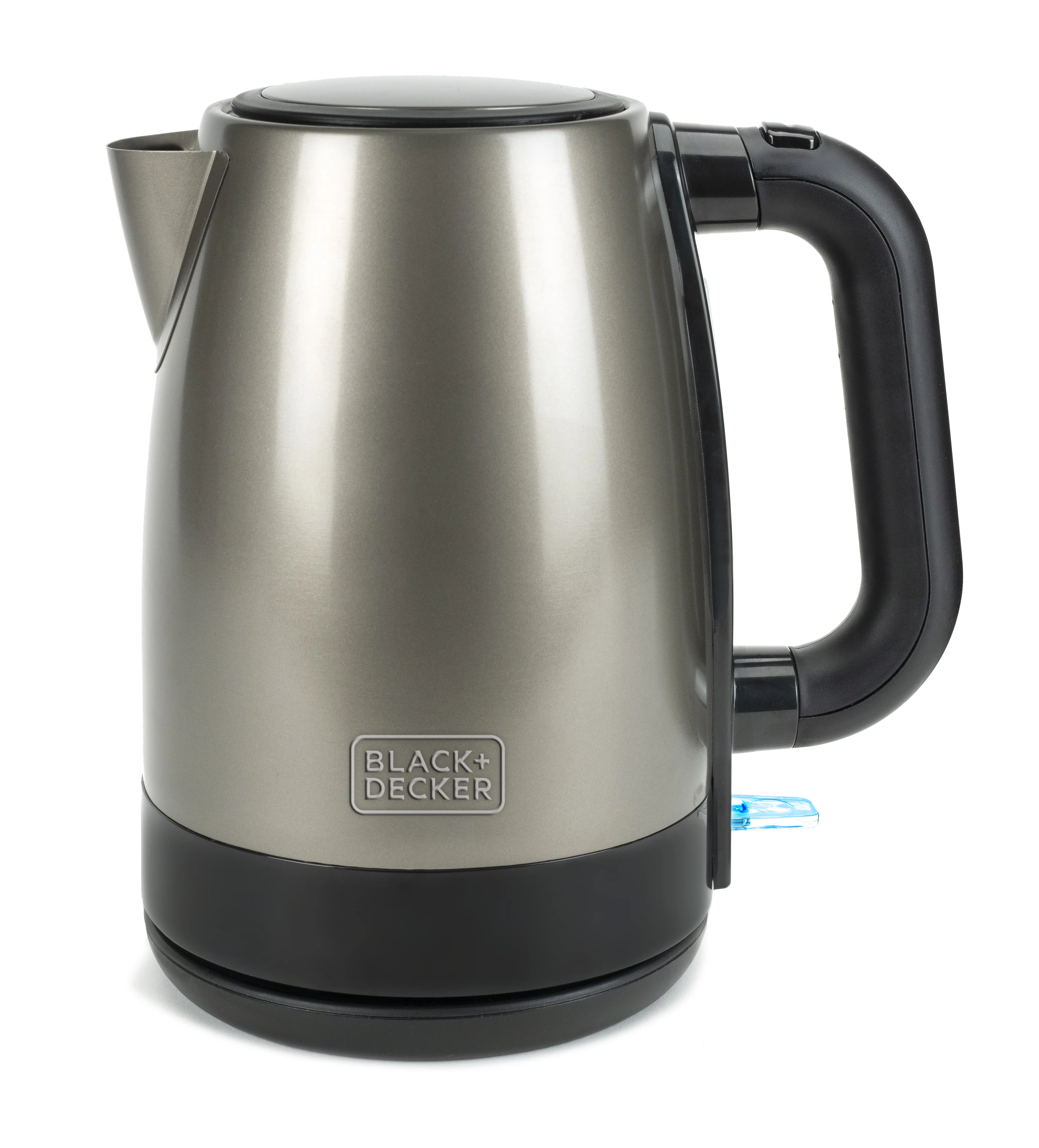 Black+Decker BXKE2201E kettle, 1.7L, 2200W, Black/Stainless steel