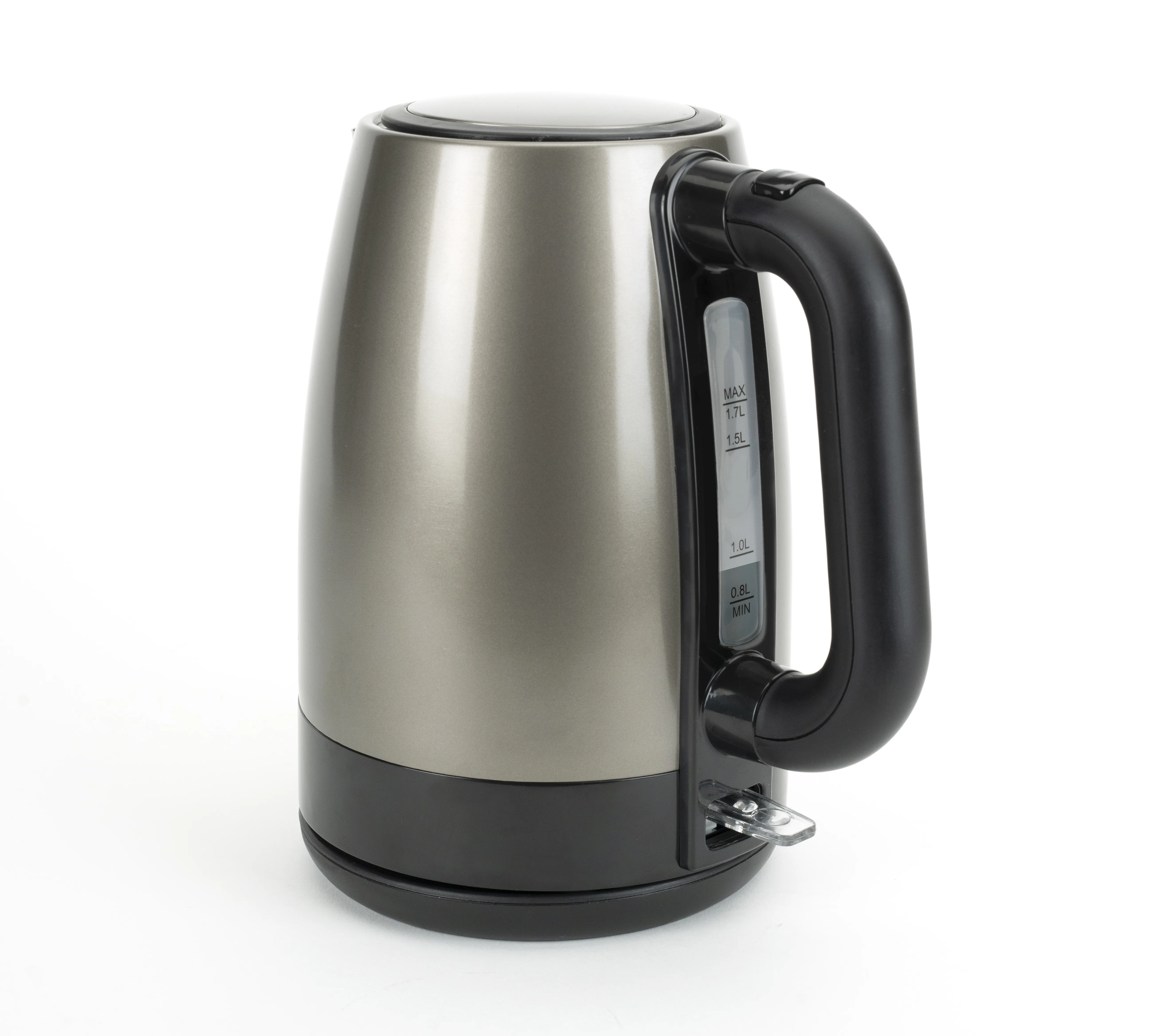 Black+Decker BXKE2201E kettle, 1.7L, 2200W, Black/Stainless steel