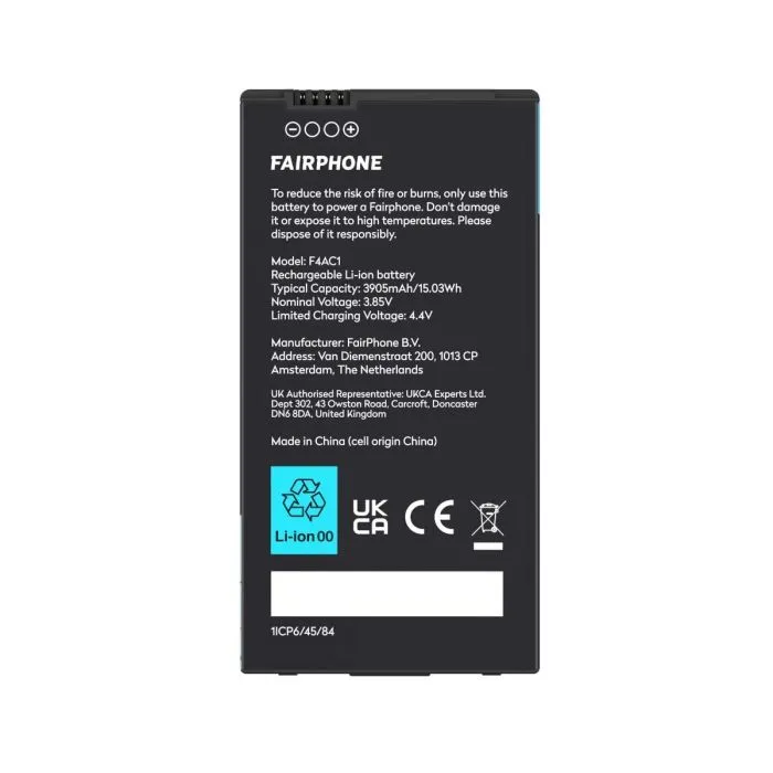 FAIRPHONE BATTERY FP4 - LI-I 3905 MAH