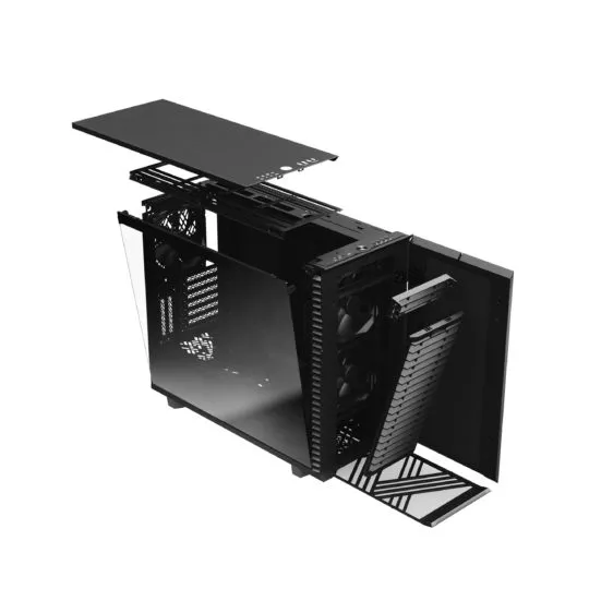 Fractal Design Define 7 - Mid Tower case with window, Black / Light Tint