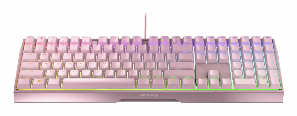 Cherry MX Board 3.0S MX Red -  gaming keyboard, pink