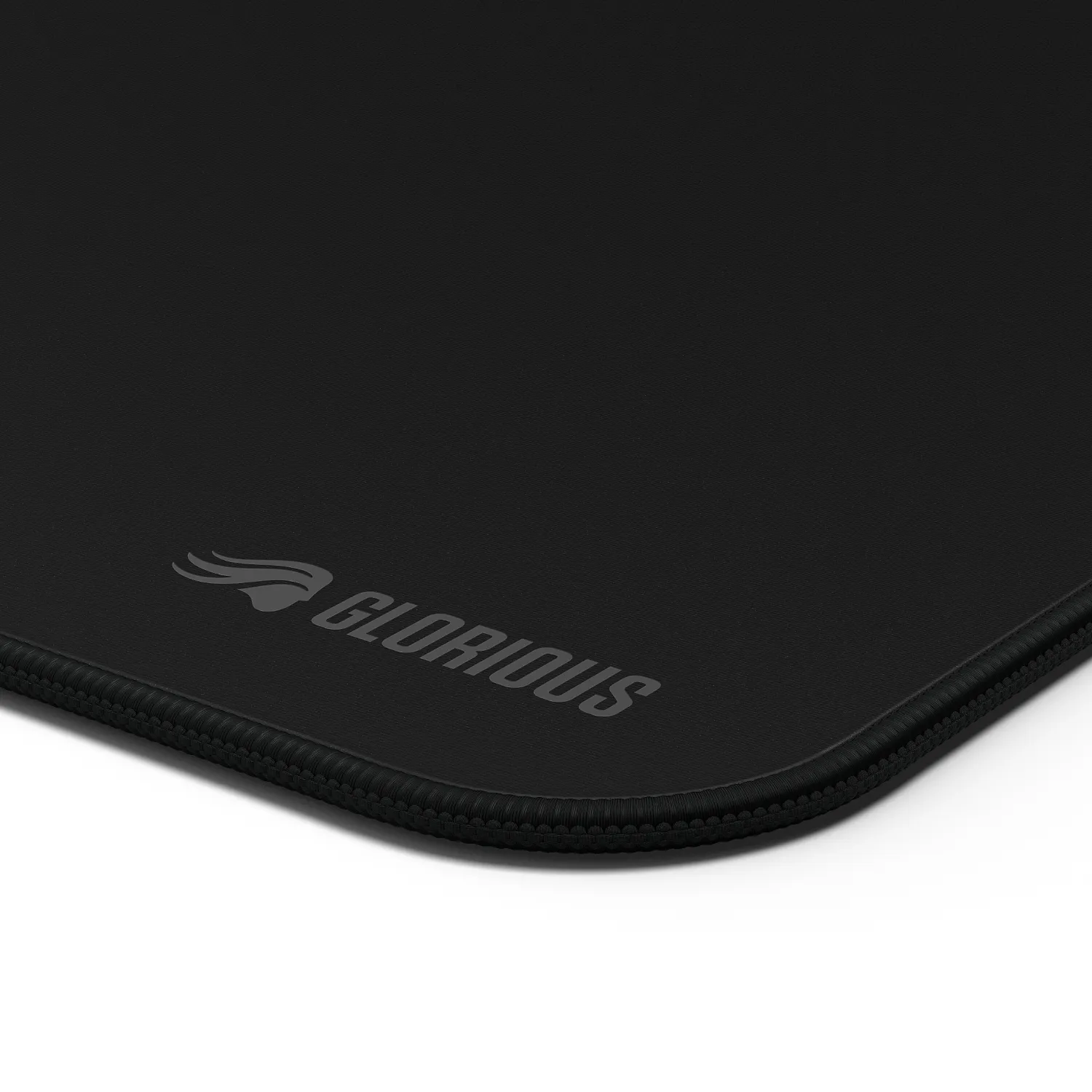 Glorious Mouse Pad 2, XL tikatulla reunalla -hiirimatto, 460x355 mm, musta