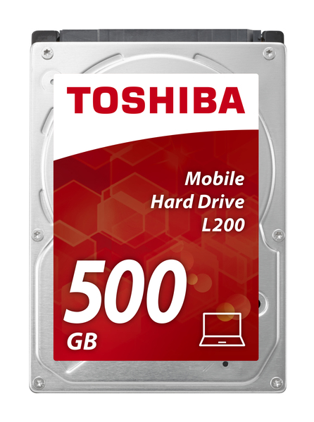 Toshiba 500GB L200, 2.5", SATA, 5400rpm, 8MB - HDD-levy