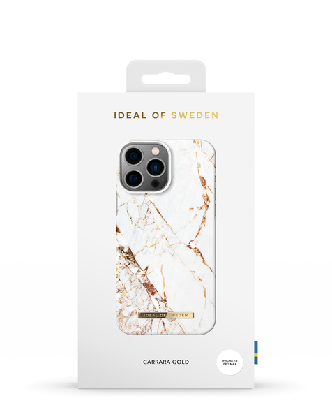 iDEAL OF SWEDEN IPHONE 13 PRO MAX FASHION - CASE CARRARA GOLD