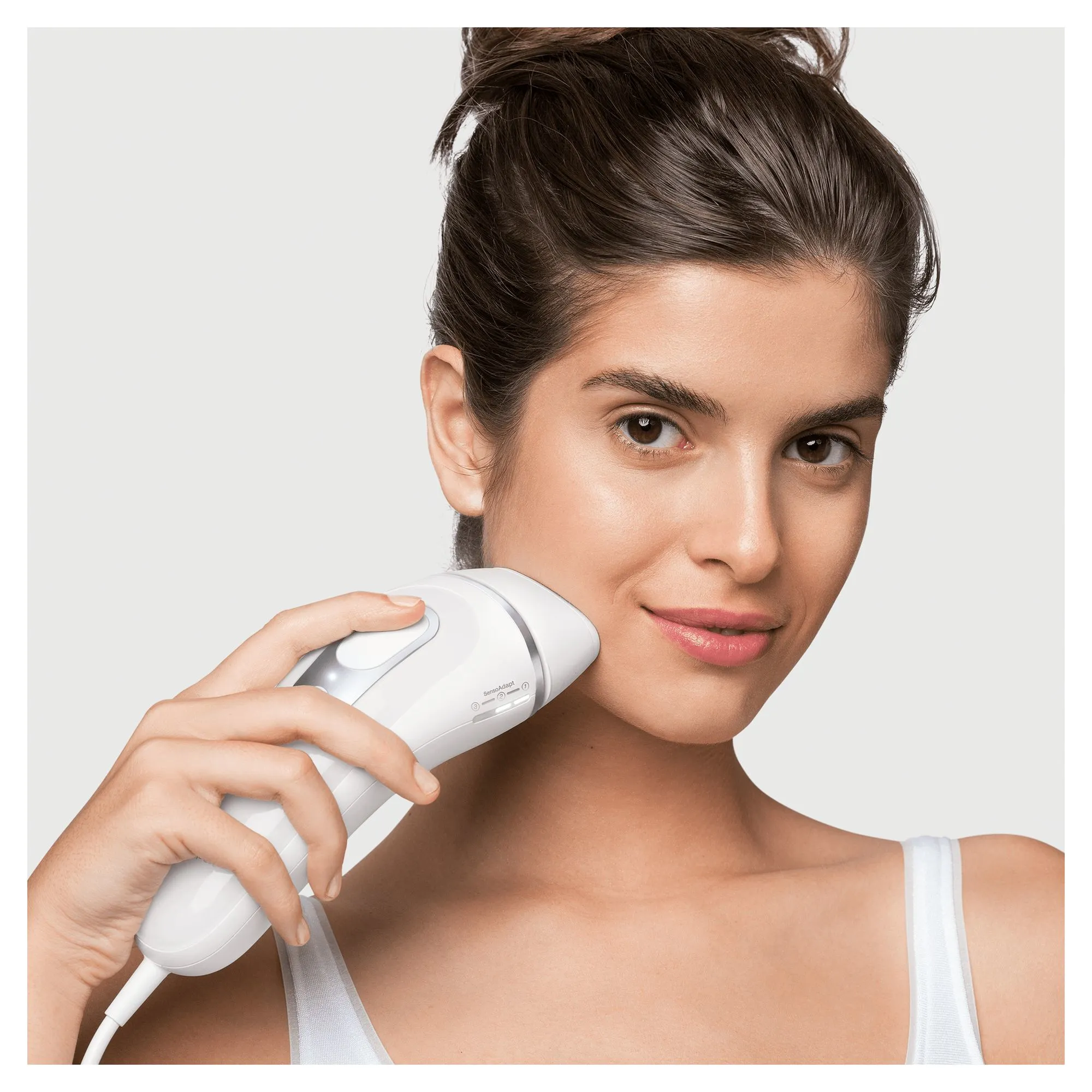 Braun Silk-expert Pro 3 IPL PL3129 - IPL-maskin vit/silver, inkl. p&aring;se + ansiktsh&aring;rborttagare + Gillette Venus Smooth