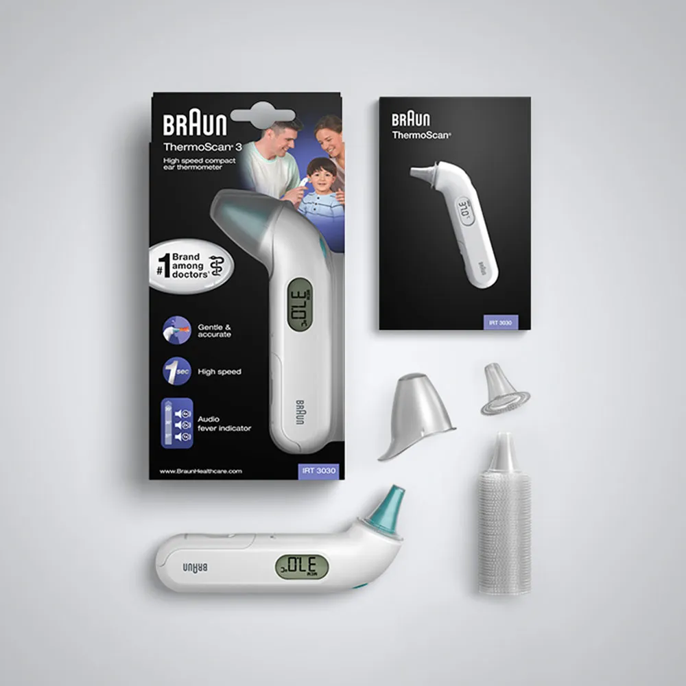 Braun ThermoScan 3 IRT 3030 - thermometer