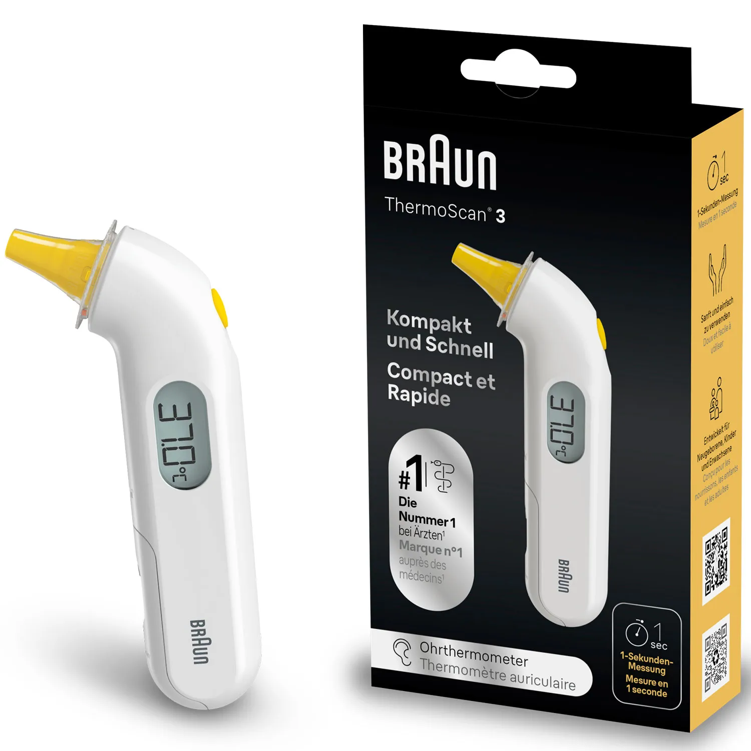 Braun ThermoScan 3 IRT 3030 - thermometer