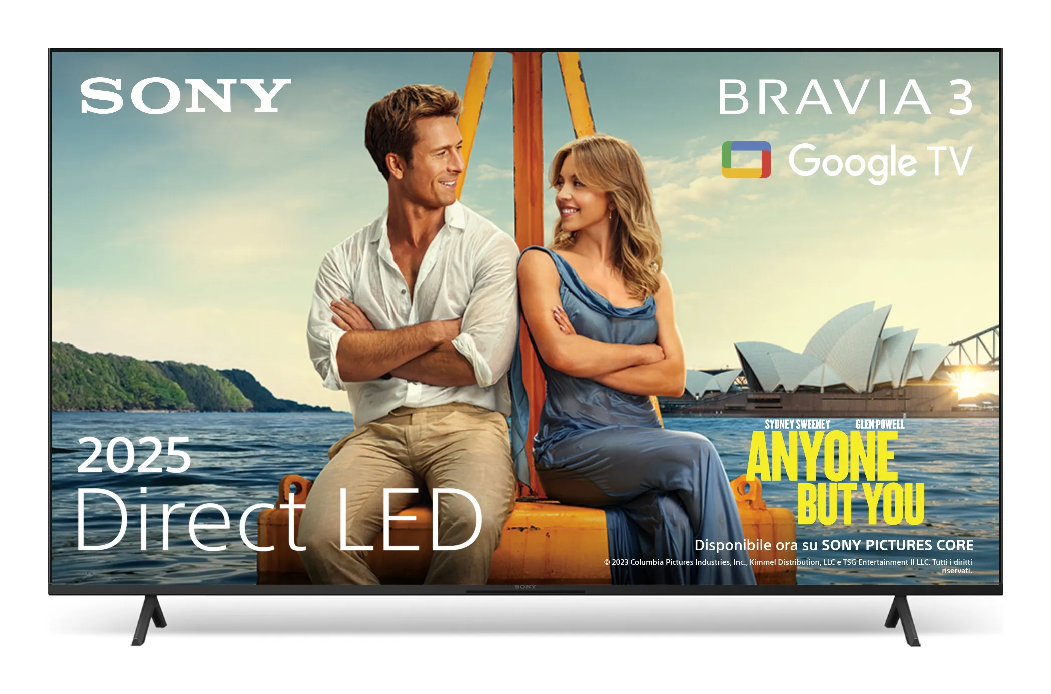 Sony Bravia 3 K85S35BP 85" 4K LED Google TV, 50 Hz, Dolby Vision