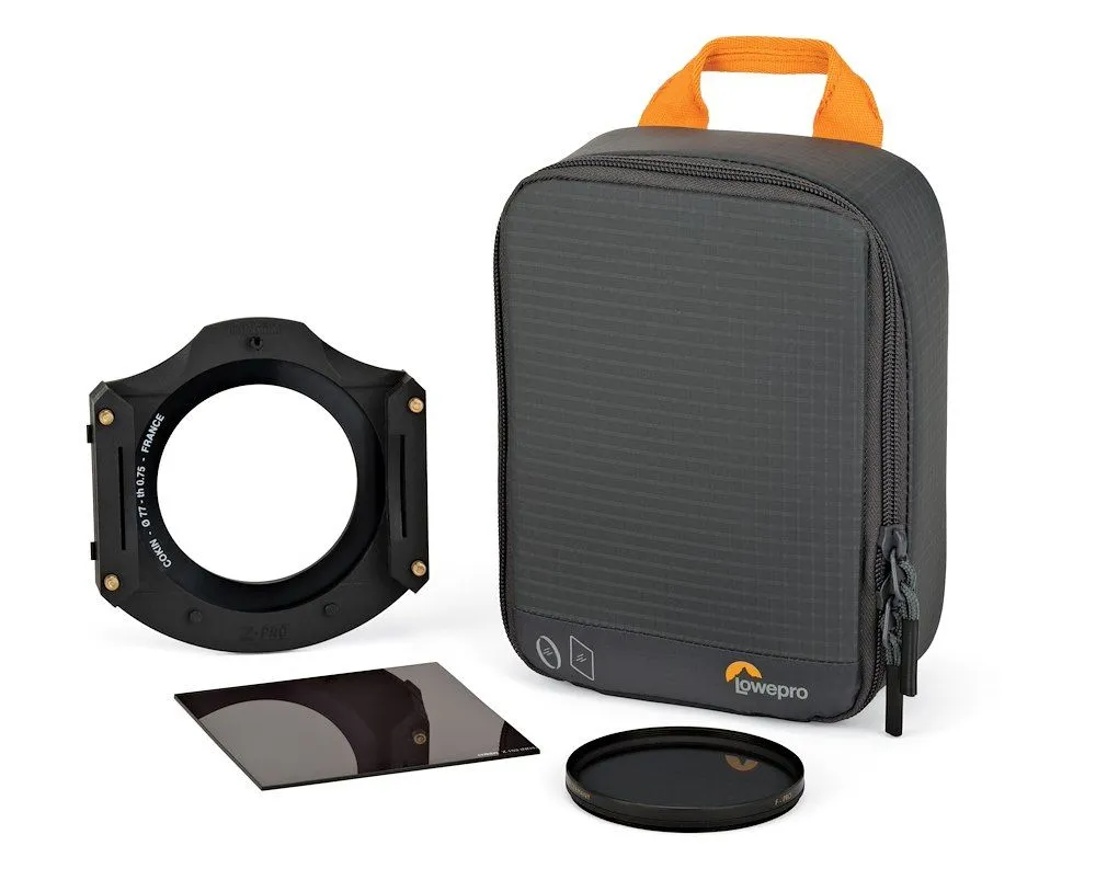Lowepro Filter Pouch GearUp 100 Tummanharmaa