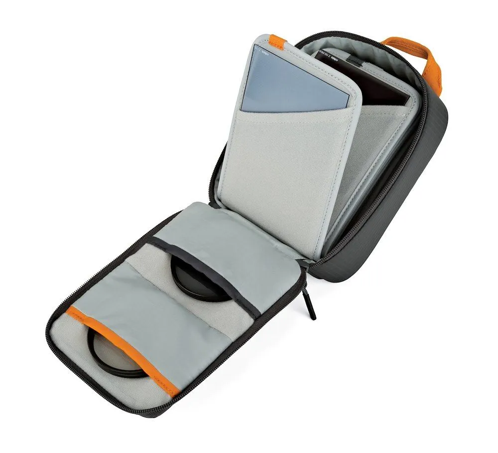 Lowepro Filter Pouch GearUp 100 Tummanharmaa