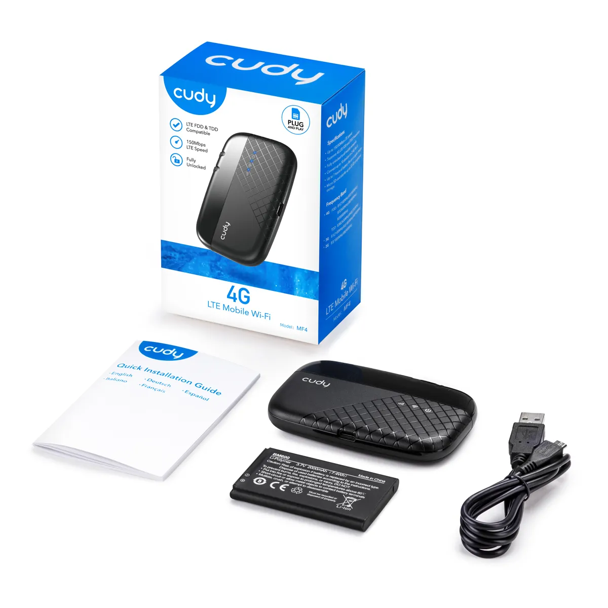 CUDY 4G Router MF4