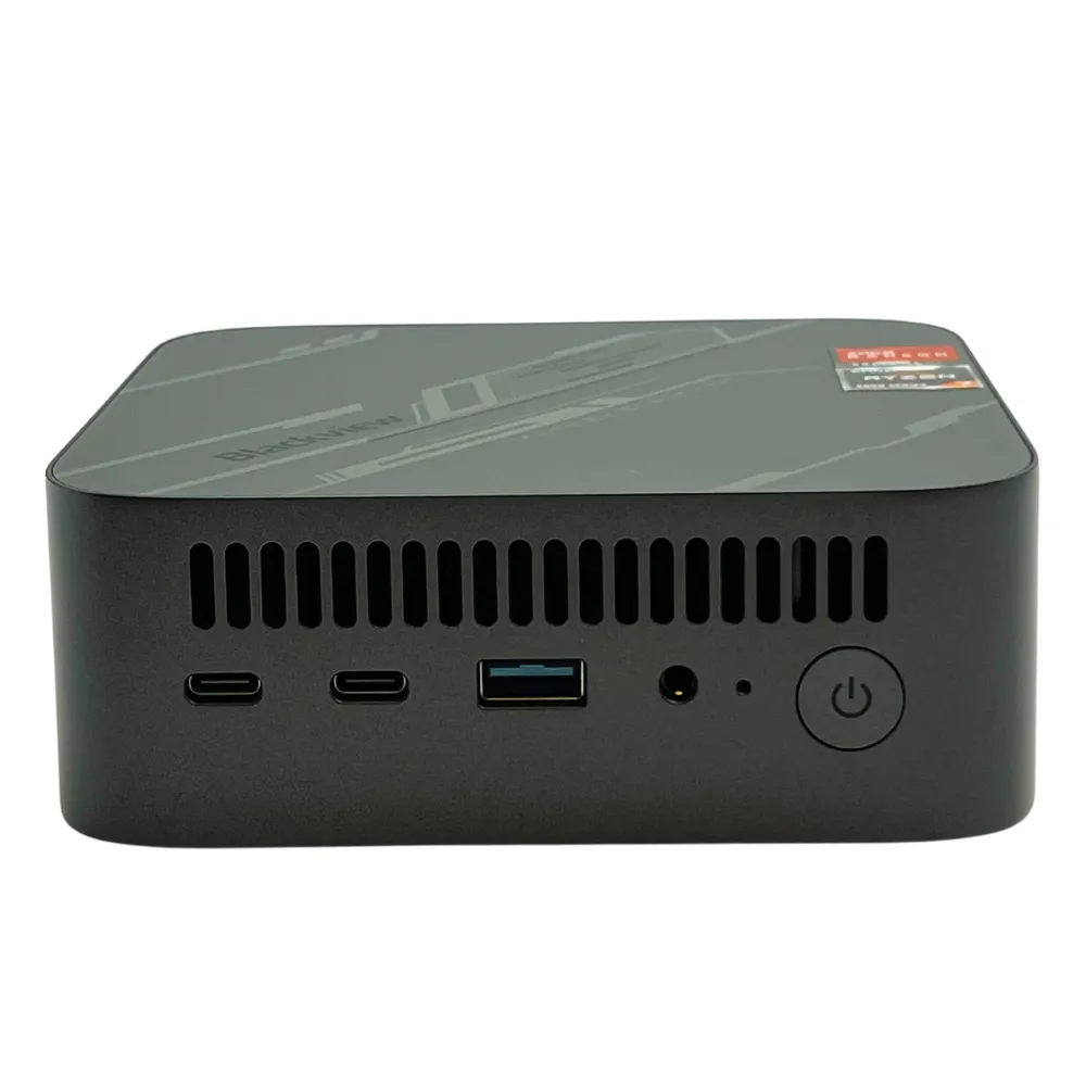 Blackview MP100 Mini PC. AMD Ryzen 7 5825U, 16 Gt RAM, 512 Gt SSD, Windows 11 Pro -tietokone, Musta