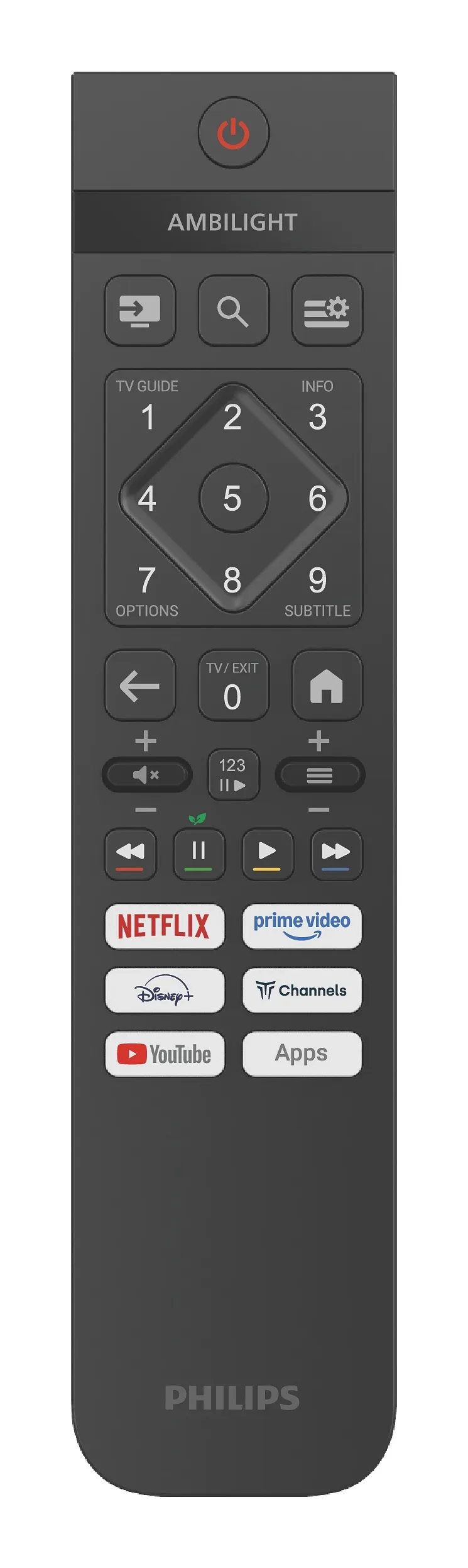 Philips PUS8000 55" 4K LED Titan OS TV, 60 Hz, HDR10+