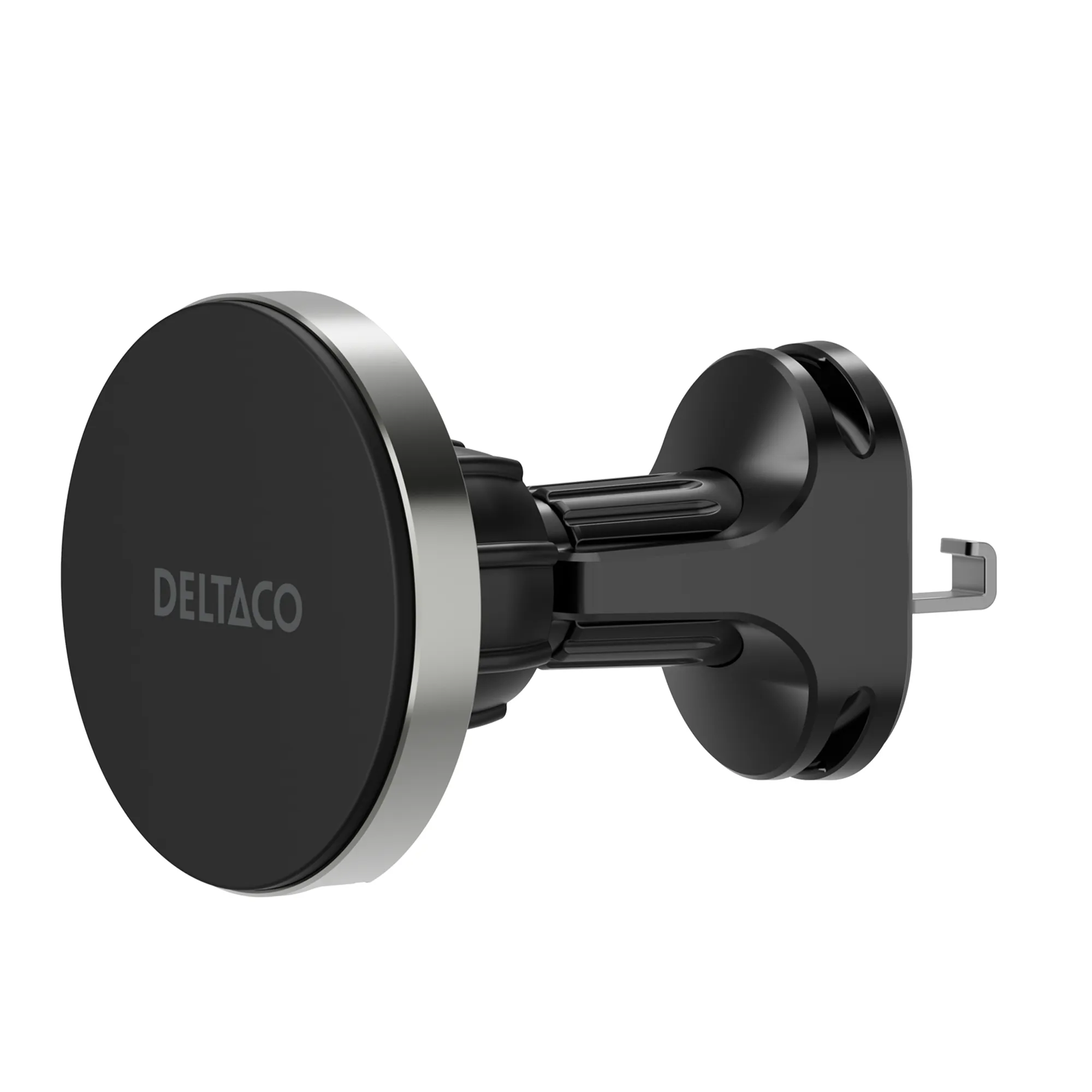 DELTACO QI-C1000, 15 W, Qi2 - Wireless Car Charger, Black