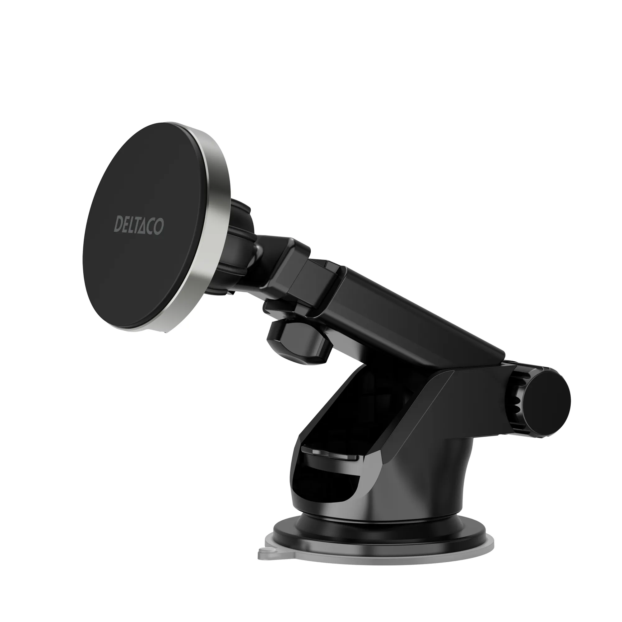DELTACO QI-C1000, 15 W, Qi2 - Wireless Car Charger, Black