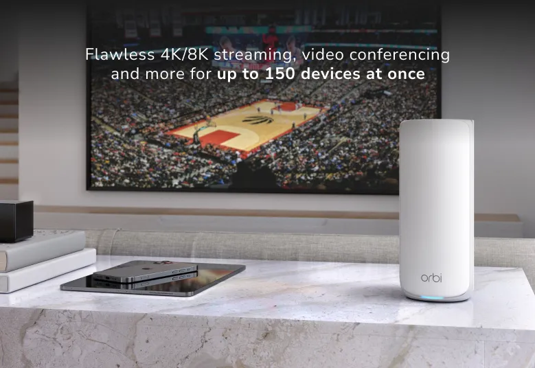 Netgear Orbi 870 Serie Tri-Band WiFi 7 -Mesh Wi-Fi-j&auml;rjestelm&auml;