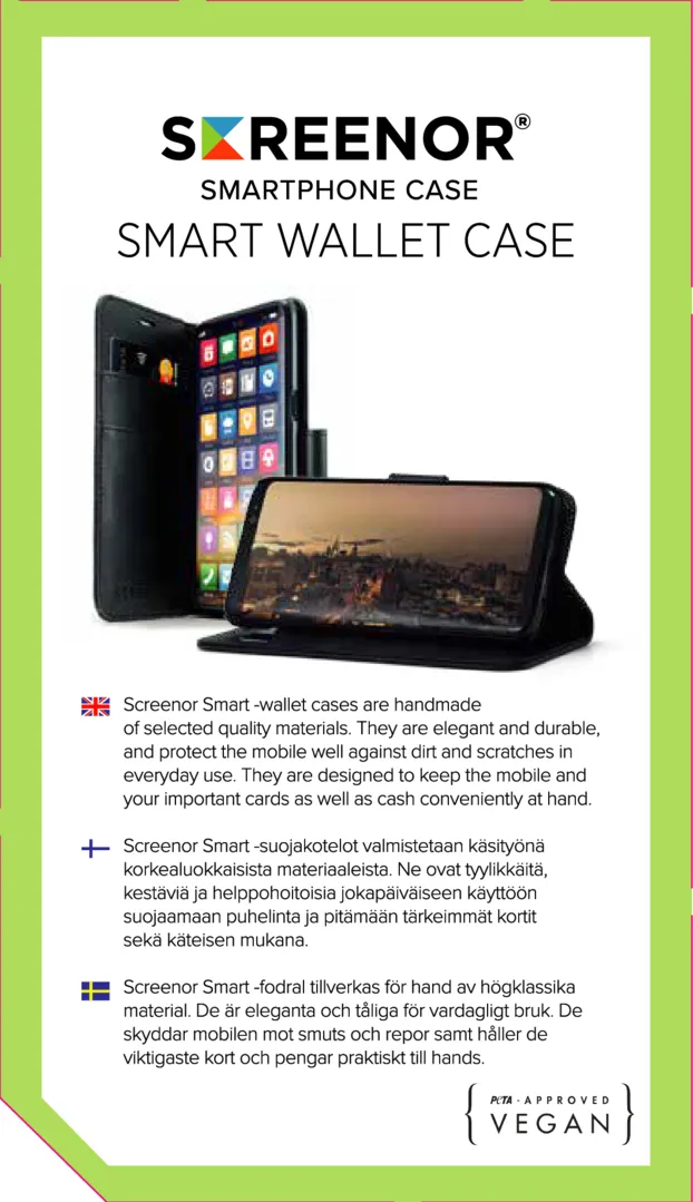 Screenor Smart, Galaxy S25 Ultra - Wallet Case