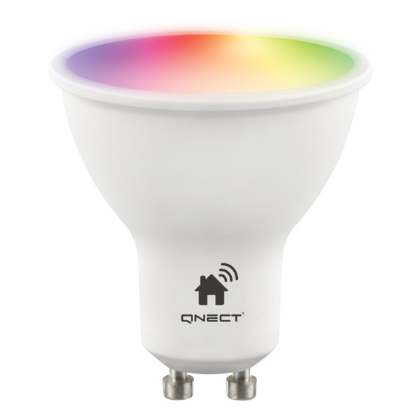 Qnect SH-LGU10RGB Smart LED lamp, GU10/PAR16, RGB, WiFi - smart bulb