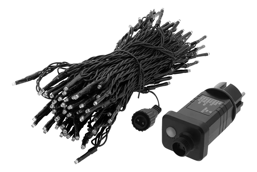 Deltaco Smart Home WiFi - ljusslinga, inomhus/utomhus, varmvit, 80-LED dioder, IP-44, 10 m