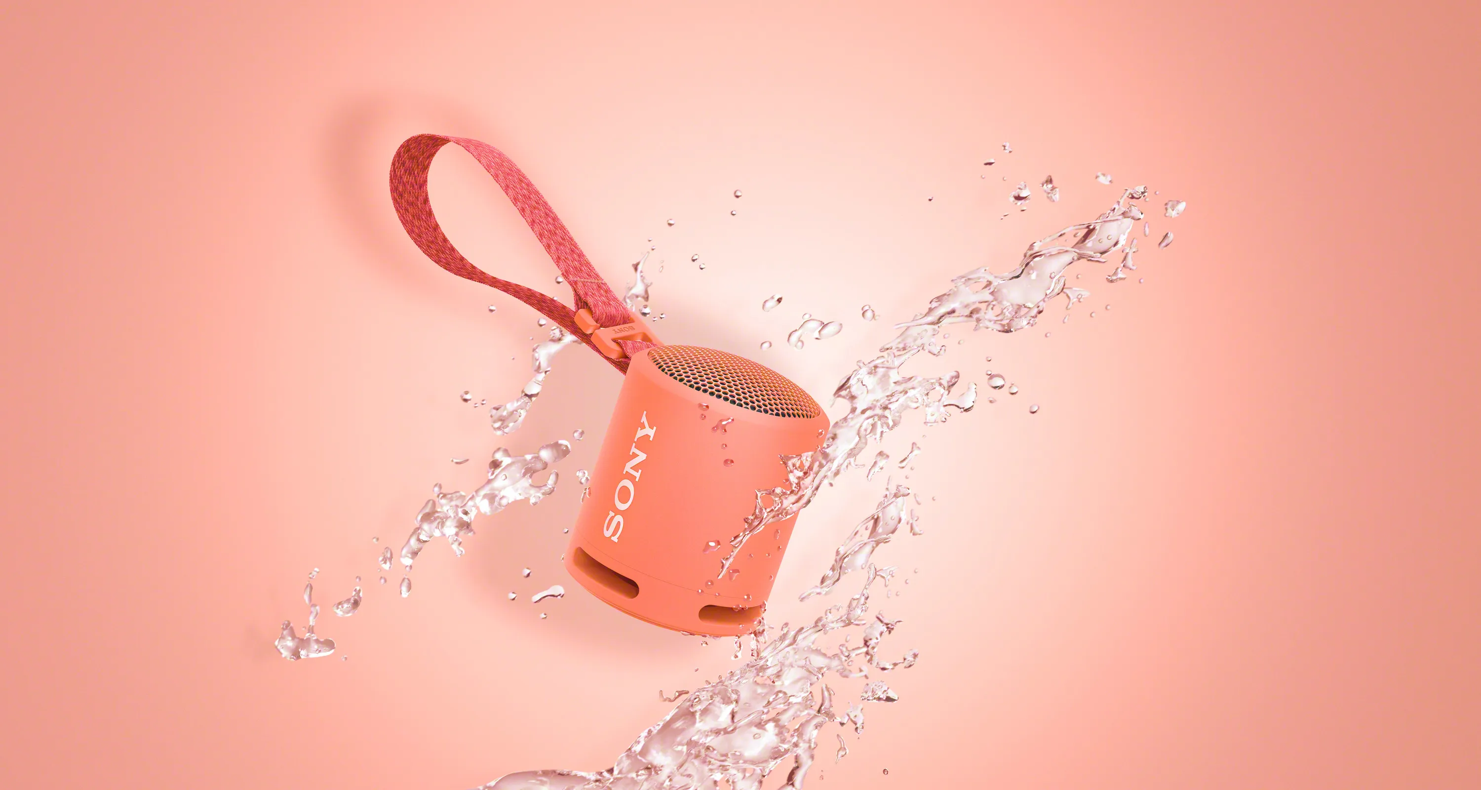 Sony SRS-XB13 Extra Bass - bluetooth speaker, coral pink