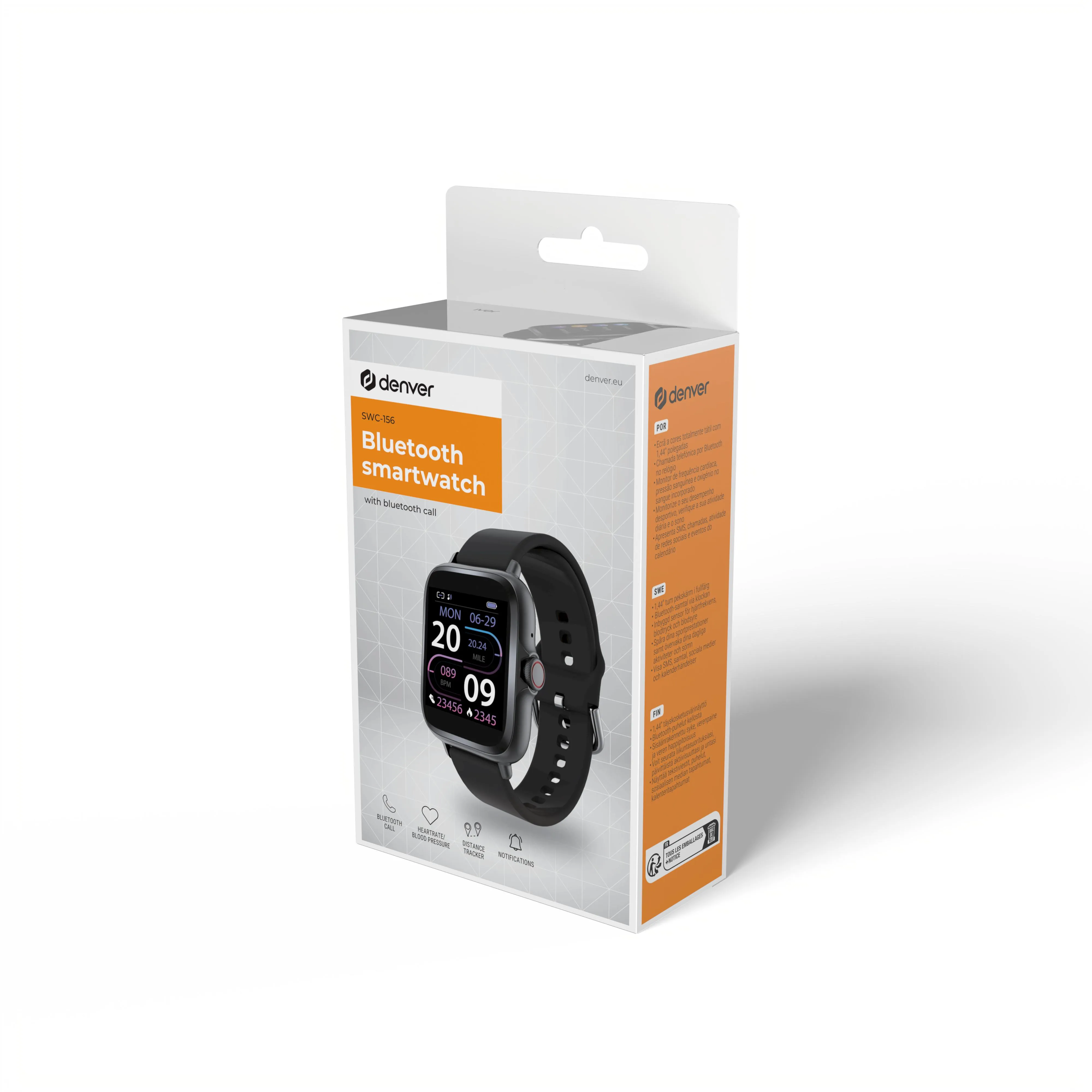 Denver SWC-156 - smart watch, Black