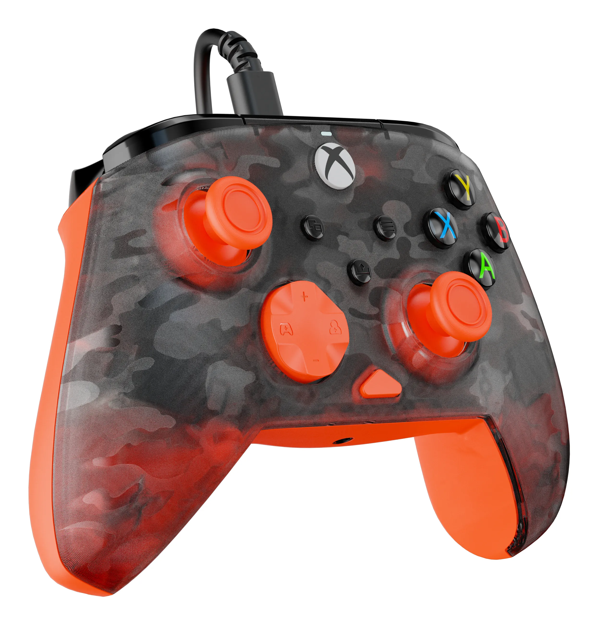 Turtle Beach Rematch Core Wired Controller for Xbox Series X|S, Xbox One & Windows 10/11 - Ghost Black Camo / Orange
