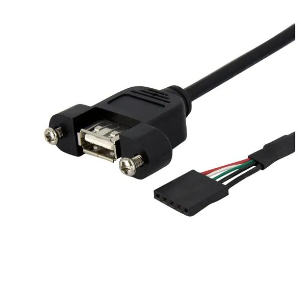91CM USBA TO HEADER PANEL MOUNT - ADAPTER CABLE - USB A PORT