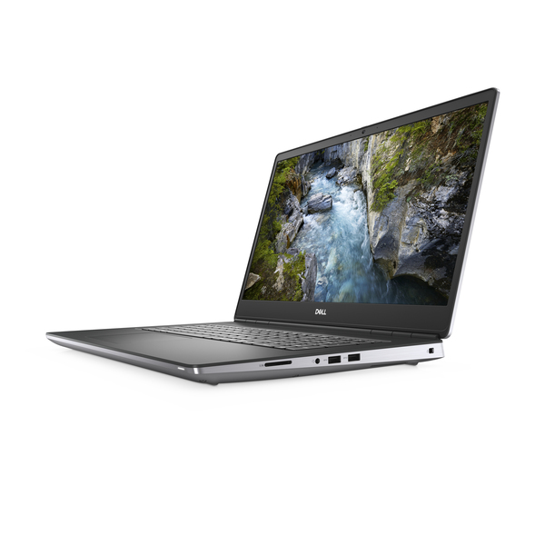 Dell Precision 7750 17.3&quot; i7-10850H, 16 GB, 512 GB SSD, NVIDIA Quadro RTX 3000, Win 10 Pro - b&auml;rbar dator, Svart, Gr&aring;