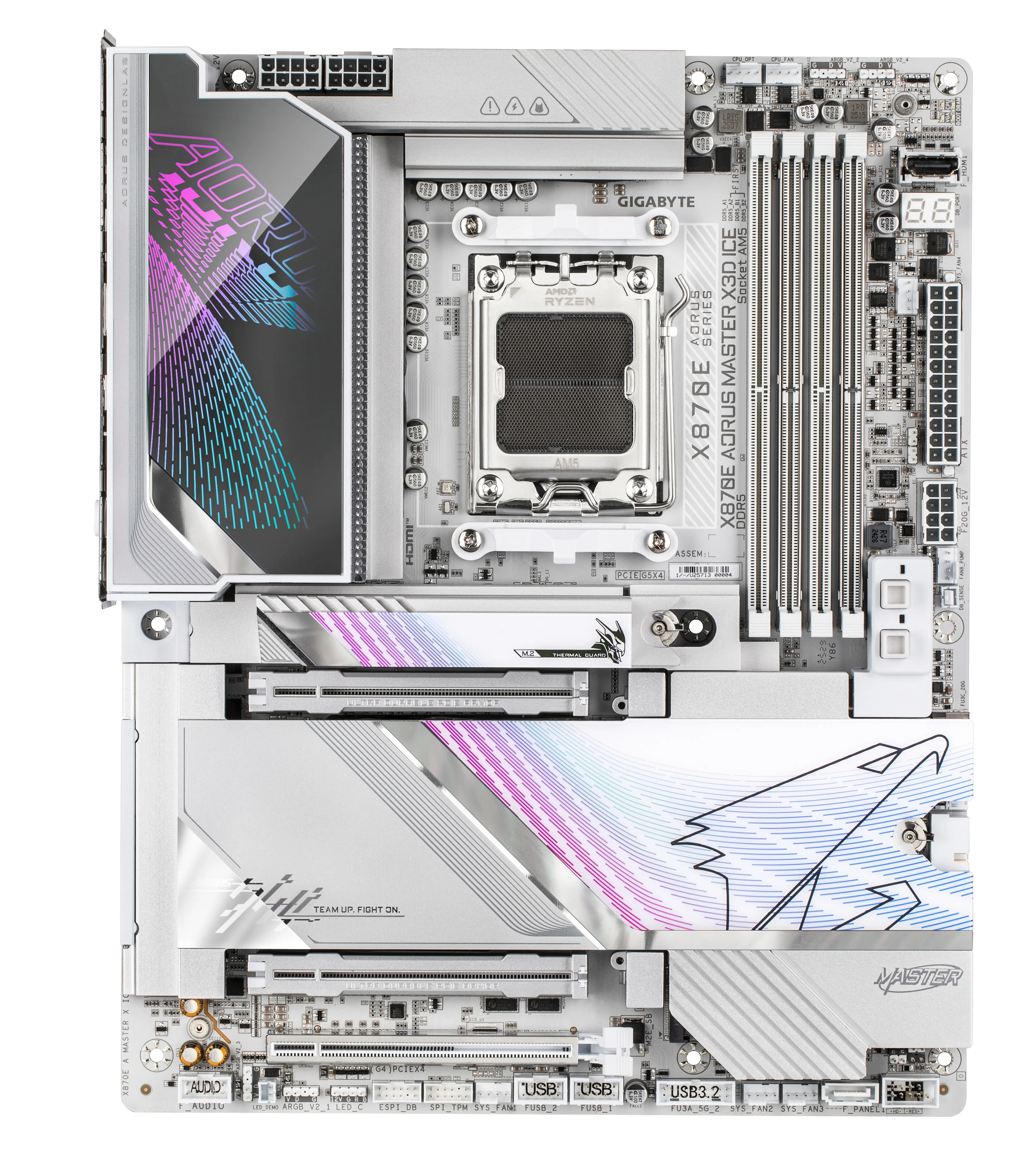 Gigabyte AORUS MASTER X870E X3D ICE WiFi 7 AM5 ATX Motherboard Gigabyte AORUS MASTER X870E X3D ICE WiFi 7 AM5 ATX Motherboard